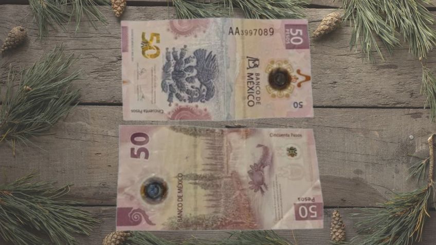 ¿Cuál es el error de impresión de este billete de 50 pesos por el que piden 7 millones de pesos?