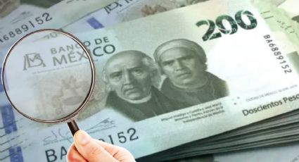 ¿Cuál es el número de serie de este billete de 200 pesos por el que piden 450 mil pesos?