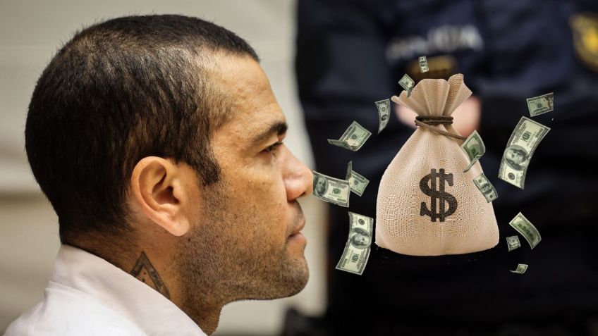 La MILLONARIA cifra que Dani Alves pagó de fianza para quedar en libertad provisional