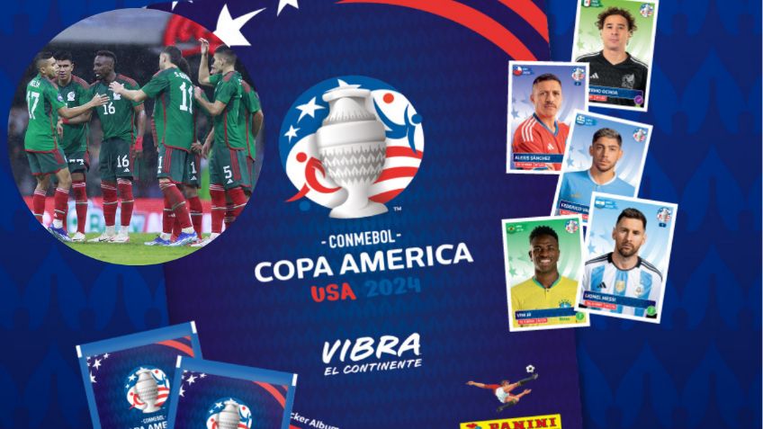 Filtran posibles convocados a la Selección Mexicana en el álbum Panini de la Copa América 2024