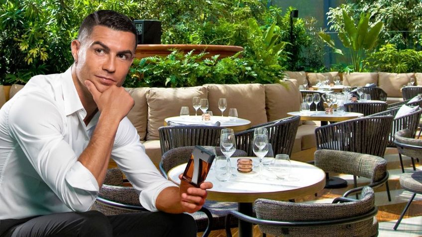 Así luce el LUJOSO restaurante de Cristiano Ronaldo en la Ciudad de México