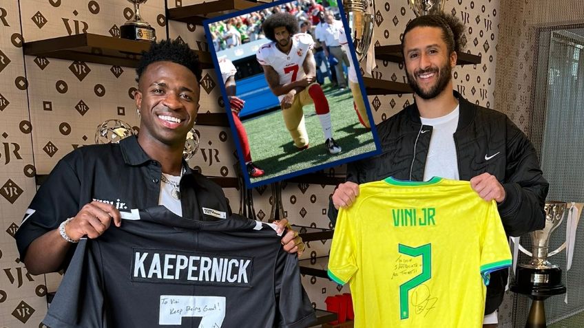 Inspirado en Colin Kaepernick, así combate VINICIUS JR. al racismo
