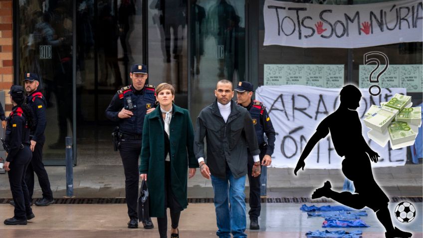 Revelan nombre del futbolista que habría pagado la fianza de 1 millón de euros de Dani Alves