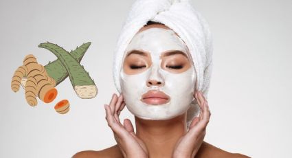 Elimina los puntos negros del rostro con esta MASCARILLA de cúrcuma y sábila