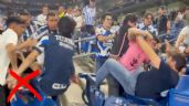 Así fue la FUERTE pelea entre fans regios durante el partido de Rayados vs Inter de Miami | VIDEO