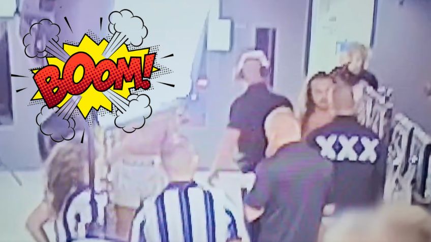 AEW filtra video de la pelea a golpes entre CM Punk y Jack Perry tras bastidores en Dynamite
