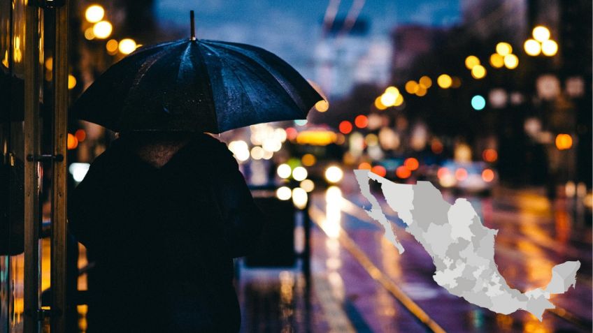 Vuelven las lluvias a México; LISTA de estados afectados por Frente Frío 47 desde el lunes 22 de abril