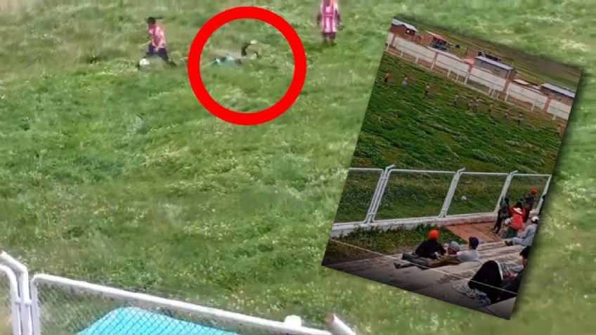 ‘Desaparece’ jugador en Perú y MEMES se burlan por malas condiciones del campo (VIDEO)