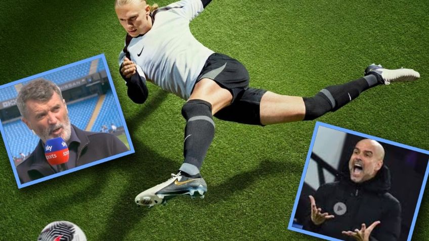 Leyenda del Manchester United se BURLA de Haaland y Pep Guardiola sale en defensa del ‘Androide’