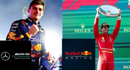 ¿Se irá Verstappen a Mercedes? Captan a Carlos Sainz en pláticas con Red Bull previo al GP de Japón