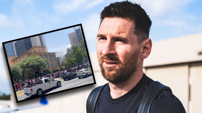Leo Messi enloquece Monterrey; así fue la llegada del Inter de Miami para enfrentar a Rayados | VIDEO