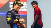 Checo Pérez se la mienta a Leclerc luego de aventarle el auto en práctica del GP de Emilia Romagna | VIDEO