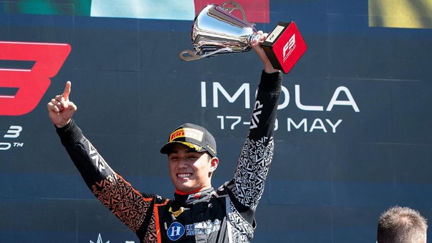 Noel León queda tercero en el sprint race de F3 del Gran Premio de Emilia Romagna