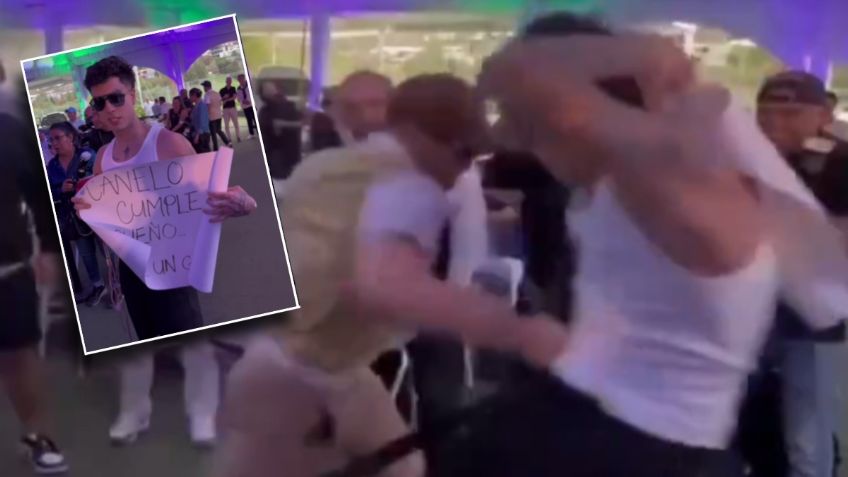 Canelo Álvarez golpea brutalmente a influencer en pleno evento de golf | VIDEO