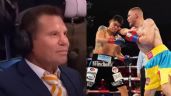 Foto ilustrativa de la nota titulada Así REACCIONÓ Julio César Chávez tras la derrota de Vaquero Navarrete contra Denys Berinchyk