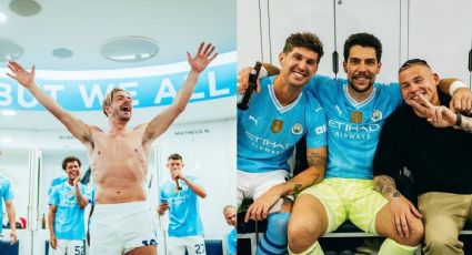 Estrellas del Manchester City fueron captados en estado de ebriedad tras coronarse campeones