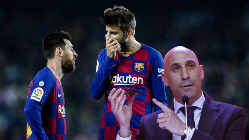 Rubiales le habría ofrecido a Messi y Piqué 30 millones de la UEFA para compensar su rebaja salarial