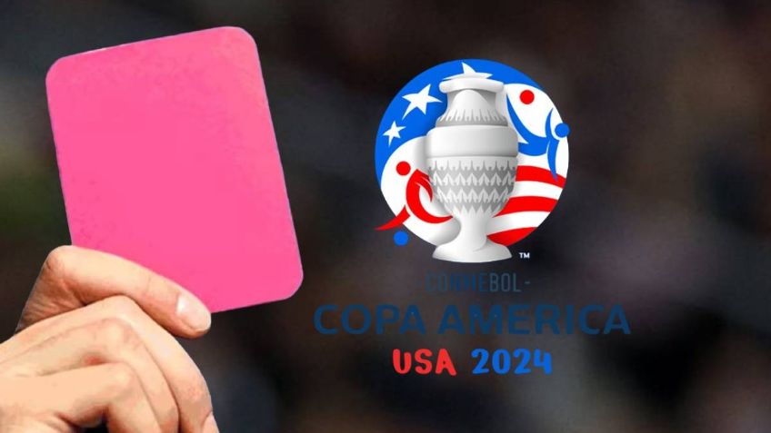 ¿Para qué sirve la tarjeta rosa que estrenarán los árbitros en la Copa América 2024?