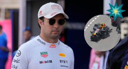 RB20 de Checo Pérez quedó destrozado; así fue el escalofriante choque que lo dejó fuera de Mónaco | VIDEO