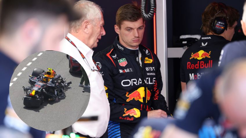 Así fue la reacción de Max Verstappen por el fuerte accidente de Checo Pérez en el GP de Mónaco
