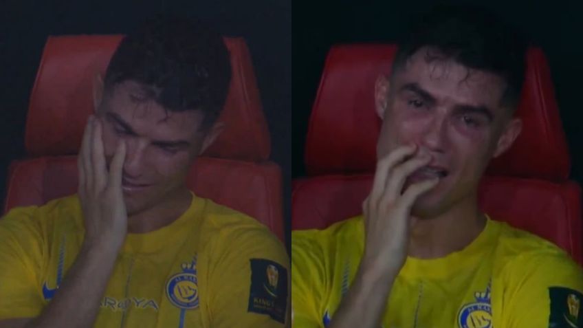 Así rompió en llanto Cristiano Ronaldo luego de perder la Final de la Copa de Arabia | VIDEO