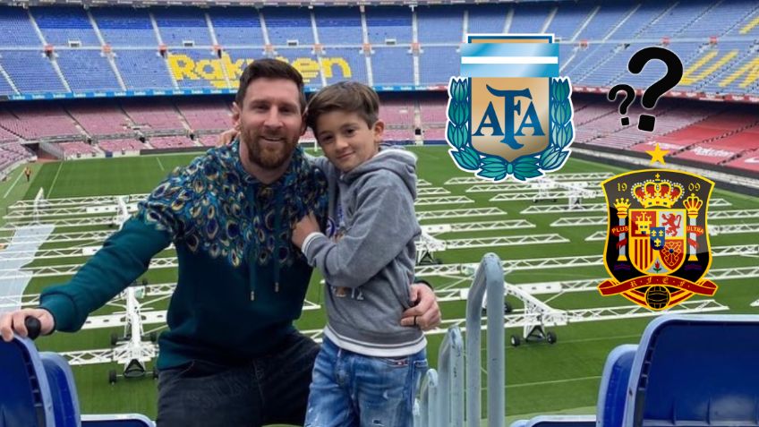 ¿España o Argentina? Hijo de Messi revela con qué Selección jugará en el futuro