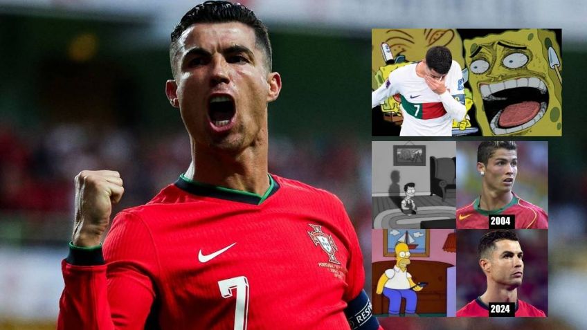 Eurocopa 2024: Los MEMES se burlan de Cristiano Ronaldo por el susto que le sacó República Checa