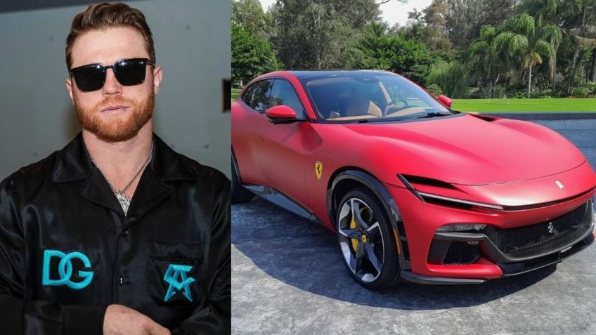Así luce por dentro el NUEVO Ferrari que Canelo Álvarez compró por más de 8 MILLONES de pesos