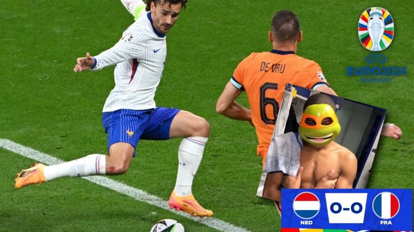 Eurocopa 2024: Francia y Países Bajos empatan y MEMES se burlan de máscara de Mbappé