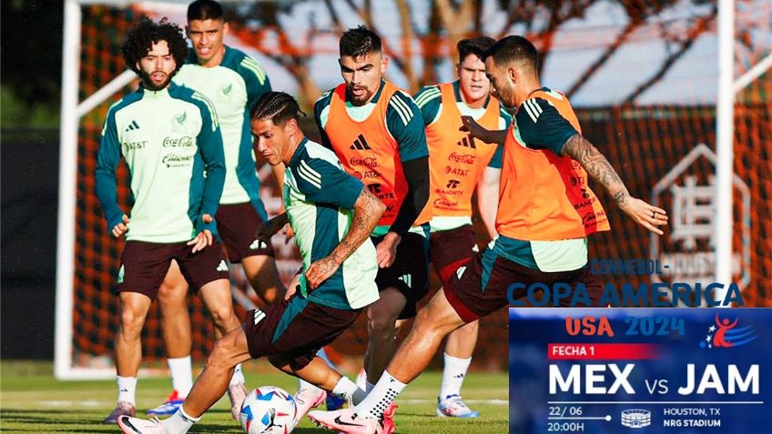 El 11 inicial con el que México buscará derrotar a Jamaica en su debut en la Copa América 2024