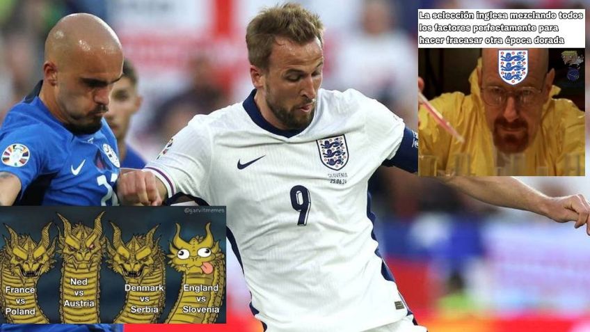 Eurocopa 2024: Inglaterra gana su grupo, pero los MEMES lo destrozan por empate contra Eslovenia