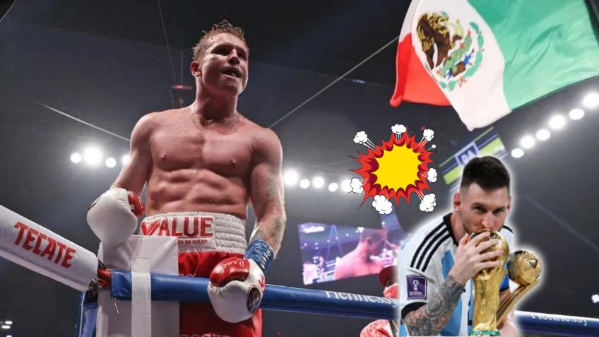 Canelo Álvarez rompe el silencio y habla de su polémica tras amenazar a Messi en Qatar 2022