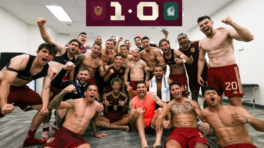 Jugadores de Venezuela celebran su victoria ante México con polémica canción | VIDEO