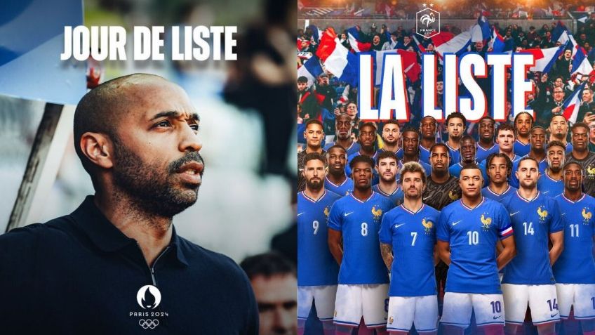 Afuera de los JJOO: Thierry Henry no contará con Mbappé para París 2024