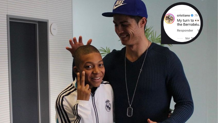 ¡El heredero! El emotivo mensaje que le escribió Cristiano Ronaldo a Mbappé por su llegada al Real Madrid