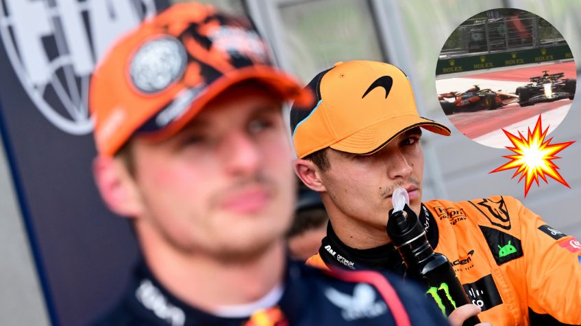 El dramático choque de Max Verstappen y Lando Norris en la recta final del GP de Austria | VIDEO