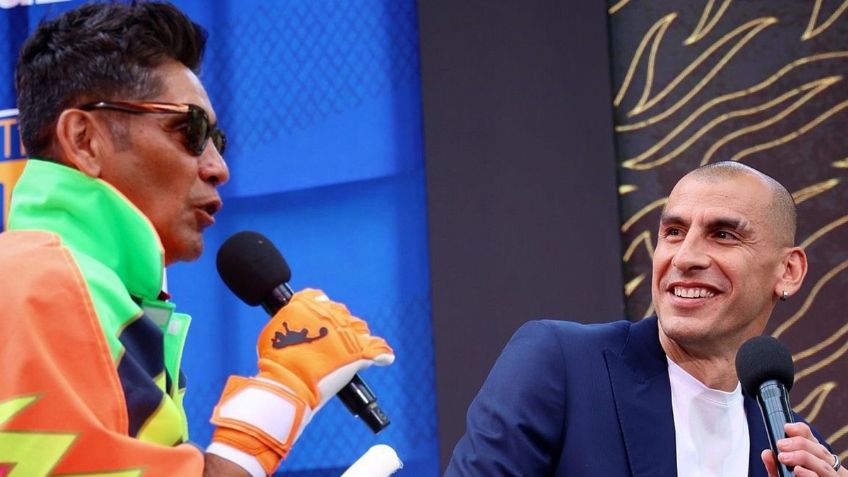 Jorge Campos sale junto a Nahuel Guzmán con un láser y se burla de su bochornoso momento | VIDEO