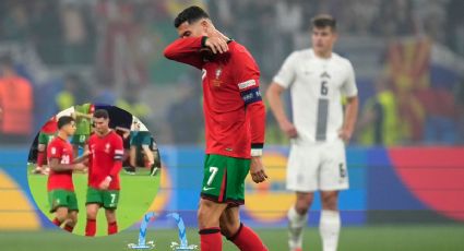 Así rompió en llanto Cristiano Ronaldo tras fallar penalti ante Eslovenia en la Eurocopa 2024 | VIDEO