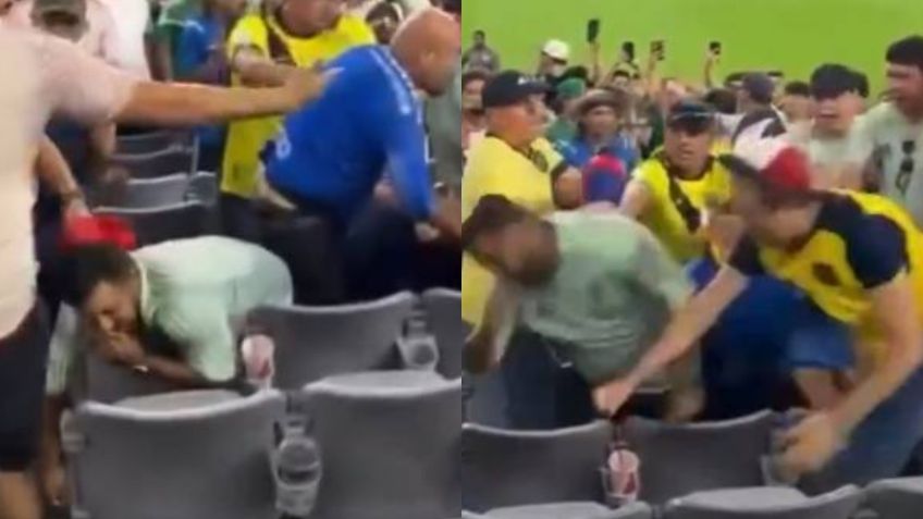 Copa América 2024: Noquean a aficionado mexicano que peleaba tras partido con Ecuador | VIDEO