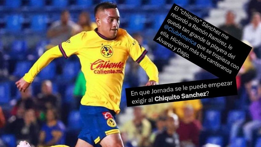 Apenas llegó al América y ya revientan a Chiquito Sánchez en redes tras derrota contra Tigres