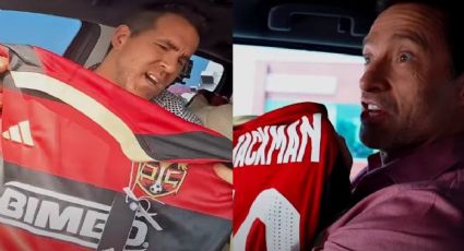 Kings League Américas: Ryan Reynolds y Hugh Jackman presumen jersey de Peluche Caligari