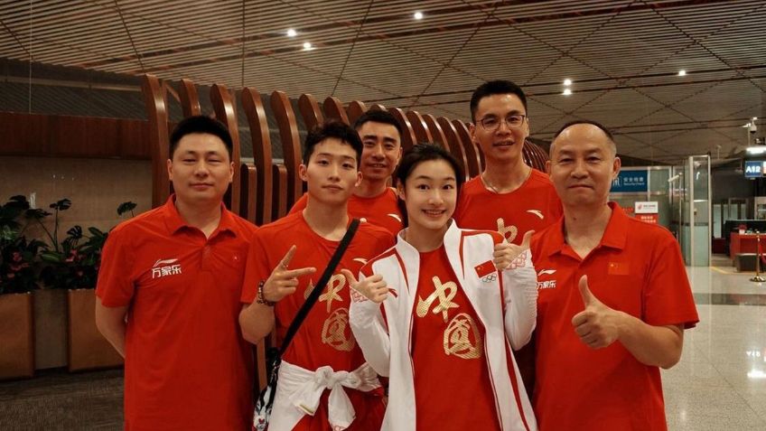 China arranca fuerte y suma sus primeras medallas de oro en clavados en los Juegos de París