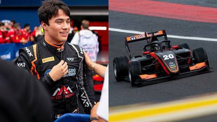 Noel León da un carrerón en Spa Francorchamps y finaliza cuarto el GP de Bélgica de la F3