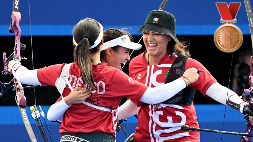 Alejandra Valencia, Ana Vázquez y Ángela Ruiz se cuelgan histórica medalla de bronce en tiro con arco