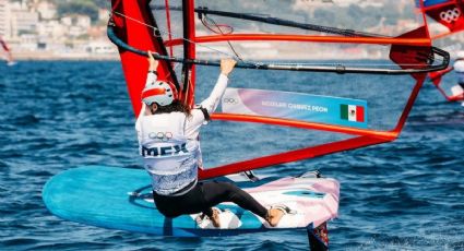 Mariana Aguilar queda eliminada de la competición de vela femenino al finalizar en el lugar 17