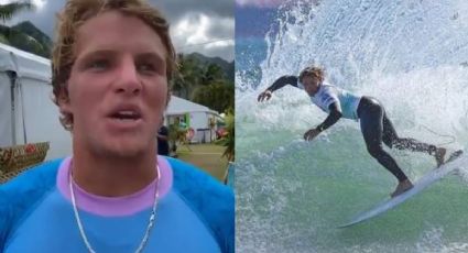 El emotivo mensaje de Alan Cleland tras quedar fuera de la competición de surf en París