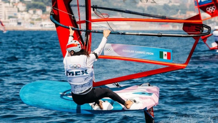 Mariana Aguilar queda eliminada de la competición de vela femenino al finalizar en el lugar 17