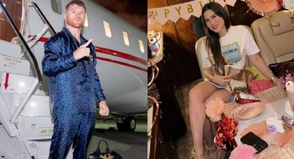 Así luce por dentro el MILLONARIO jet de Canelo Álvarez donde celebró lujosa fiesta para su esposa