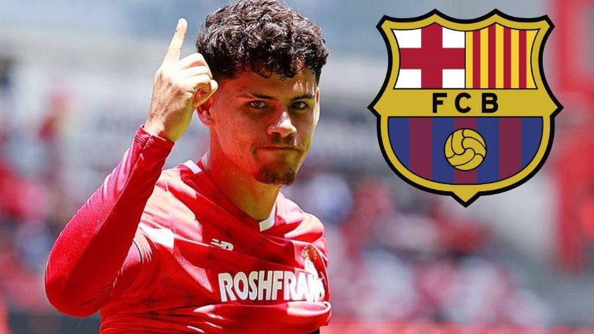 ¡Van por la estrella del Toluca! Barcelona estaría interesado en fichar a Maxi Araújo