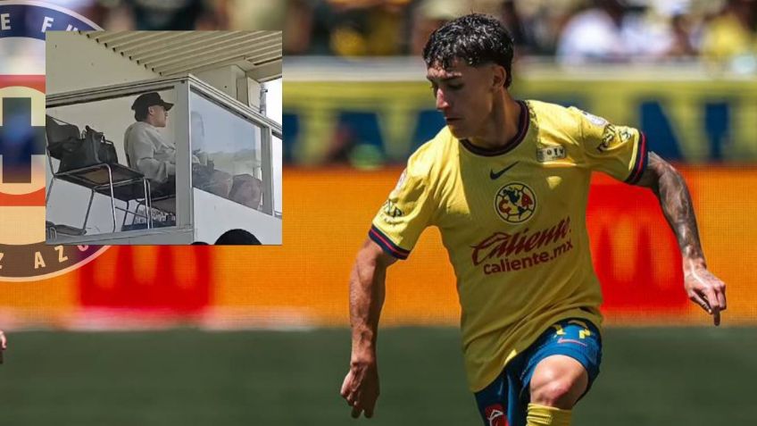 ¿Traiciona al América? Alejandro Zendejas fue visto en partido de Cruz Azul en La Noria